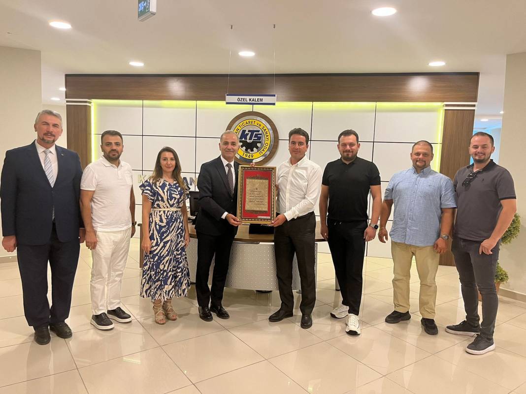 İMO Konya Şubesi Alkan'ı ziyaret etti 1
